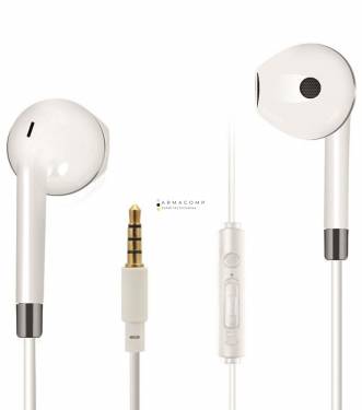 2GO Comfort In-Ear Stereo Headset White