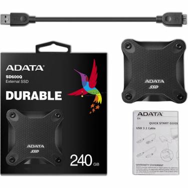 A-Data 240GB USB3.1 SD600Q Black