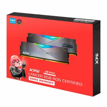 A-Data 32GB DDR5 6600MHz Kit(2x16GB) XPG Lancer RGB ROG Black