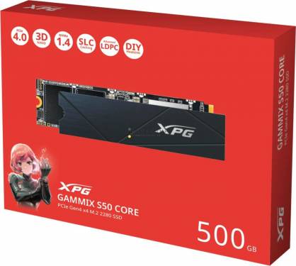 A-Data 500GB M.2 2280 Gammix S50 Core