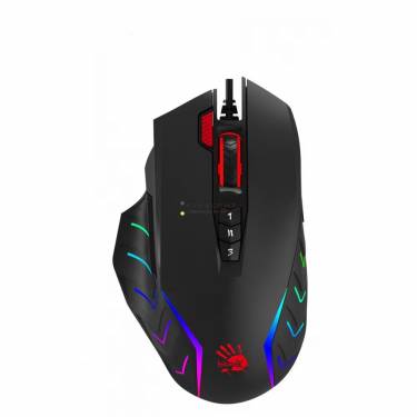 A4-Tech Bloody J95S Activated RGB Gamer Mouse Stone Black