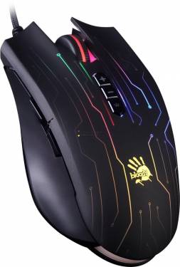 A4-Tech Bloody Q81 Circuit RGB Gamer Mouse Black