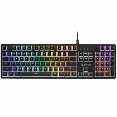 A4-Tech Bloody S510R Blue Switch Gamer Keyboard Pudding Black US