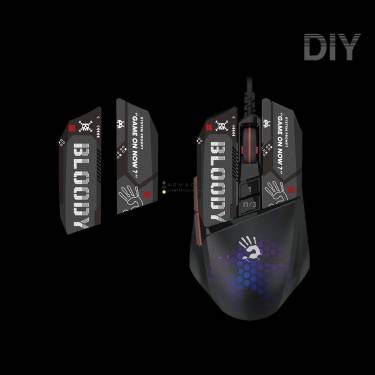 A4-Tech Bloody W60 Max Mini RGB Gaming mouse Black