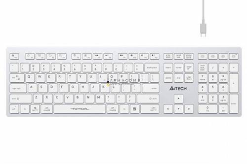 A4-Tech FBX50C Wireless Bluetooth Keyboard White US