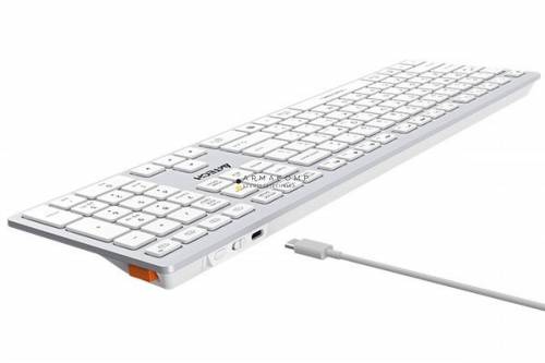 A4-Tech FBX50C Wireless Bluetooth Keyboard White US