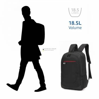 ACT AC8565 Suburb Backpack for laptops up to 15,6col Black