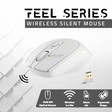 Advance Feel Series Wireless Mouse White