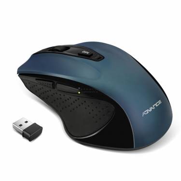 Advance Shape 6D Wireless Mouse Blue