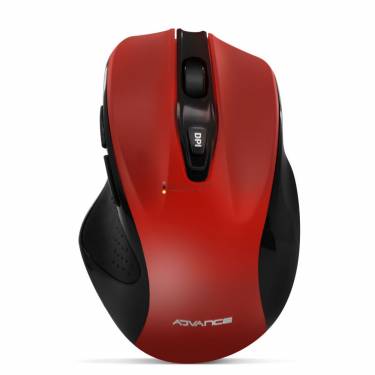 Advance Shape 6D Wireless Mouse Red