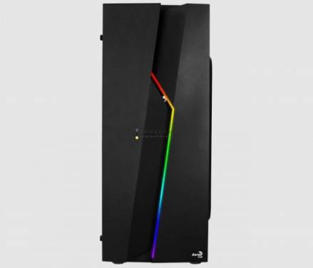 Aerocool Aerocool Bolt RGB ATX Fekete Akril üveg