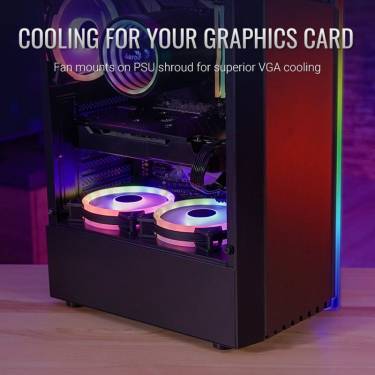 Aerocool Bionic Tempered Glass Black