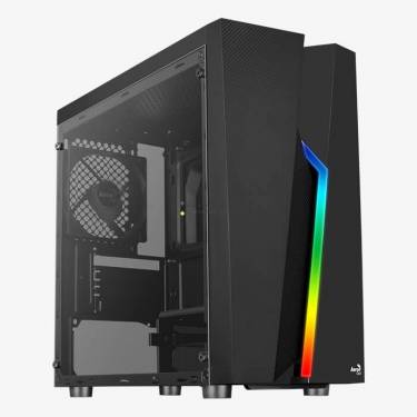 Aerocool Bolt Mini Tempered Glass RGB Black