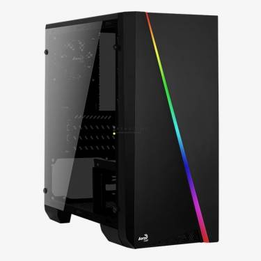 Aerocool Cylon Mini RGB Tempered Glass Black