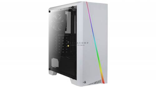 Aerocool Cylon RGB Tempered Glass White