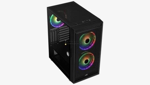 Aerocool Graphite ARGB Tempered Glass Black