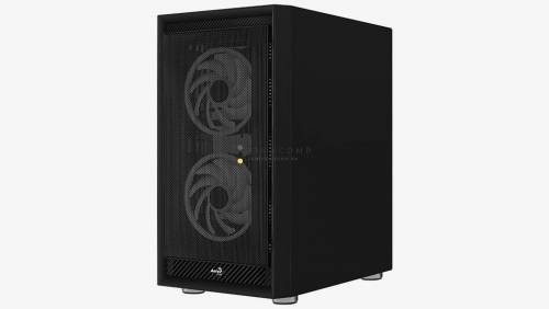 Aerocool Graphite ARGB Tempered Glass Black