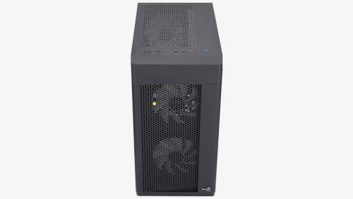 Aerocool Hexform-G-BK-V2 FRGB Tempered Glass Black