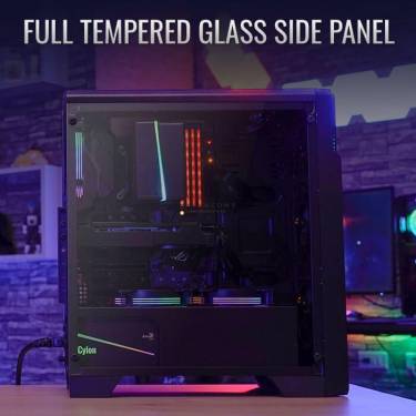 Aerocool Ore Tempered Glass Window Black