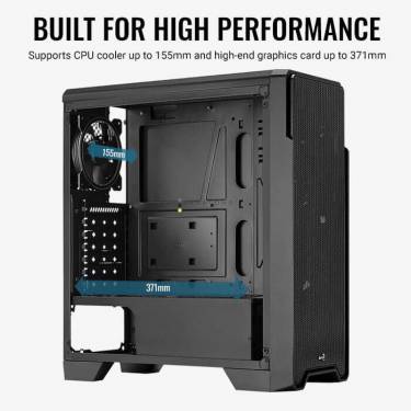 Aerocool Ore Tempered Glass Window Black