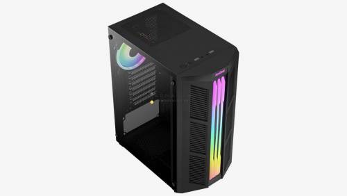 Aerocool Prime ARGB Tempered Glass Windows Black