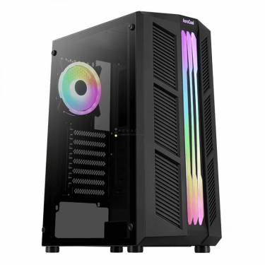 Aerocool Prime ARGB Tempered Glass Windows Black