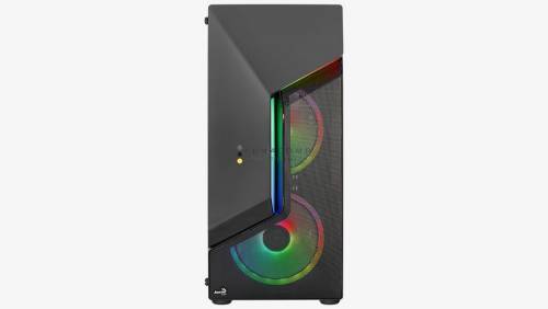 Aerocool Scape ARGB Tempered Glass Black