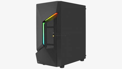 Aerocool Scape-G-BK-V1 Tempered Glass Black