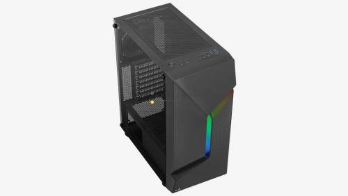 Aerocool Scape-G-BK-V1 Tempered Glass Black