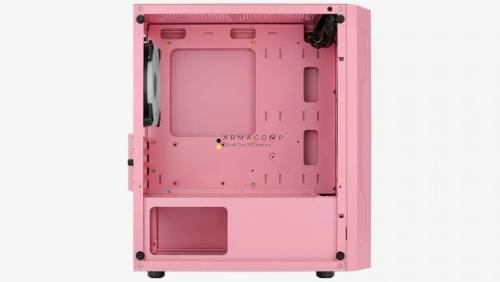 Aerocool Trinity Mini v3 Tempered Glass Pink