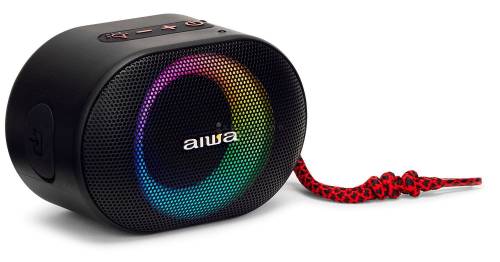 Aiwa BST-330RD Portable Bluetooth Speaker Black/Red