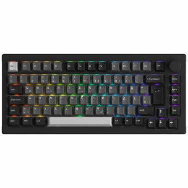 Akko 5075B Plus V3 Silver Pro Mechanical Keyboard Black UK