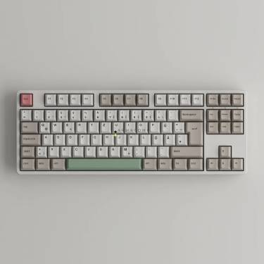 Akko 5087B Plus 9009 Retro CS Wine Red RGB Keyboard White UK