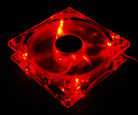 Akyga AW-12A-BR System Fan 12cm Red LED OEM