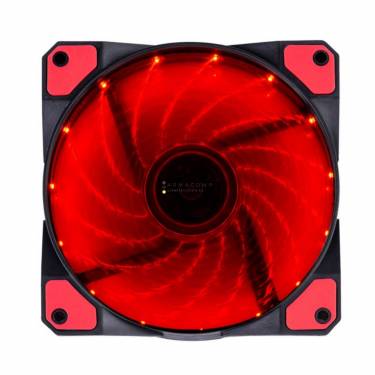 Akyga AW-12C-BR System Fan 12cm Red LED