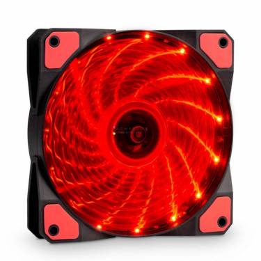 Akyga AW-12C-BR System Fan 12cm Red LED