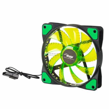 Akyga AW-12E-BG System Fan 12cm Green LED