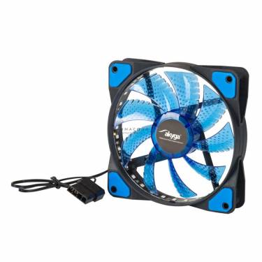 Akyga AW-12E-BL System Fan 12cm Blue LED