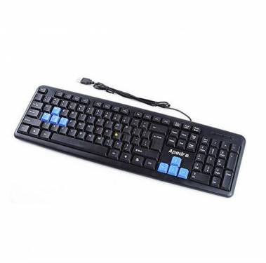 Apedra K-816 keyboard Black HU