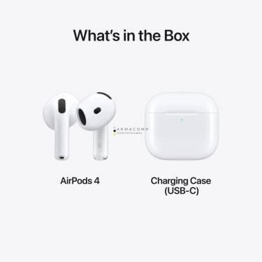 Apple AirPods 4 (USB-C) Headset White