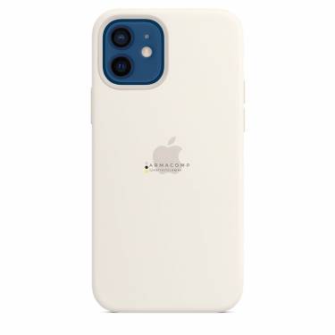 Apple iPhone 12 / 12 Pro Silicone Case with MagSafe White