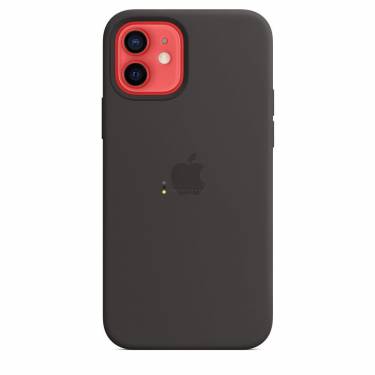 Apple iPhone 12/12 Pro Silicone Case with MagSafe Black