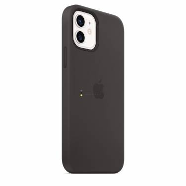 Apple iPhone 12/12 Pro Silicone Case with MagSafe Black