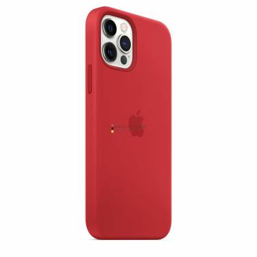 Apple iPhone 12/12 Pro Silicone Case with MagSafe Red