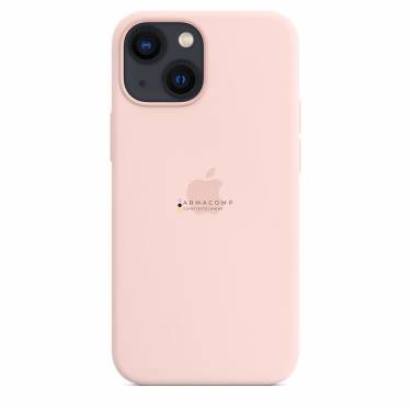 Apple iPhone 13 mini Silicone Case with MagSafe Chalk Pink