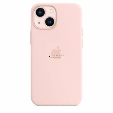 Apple iPhone 13 mini Silicone Case with MagSafe Chalk Pink