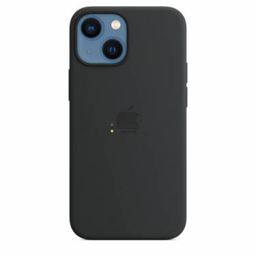 Apple iPhone 13 mini Silicone Case with MagSafe Midnight