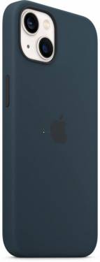 Apple iPhone 13 Silicone Case with MagSafe Abyss Blue