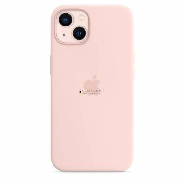 Apple iPhone 13 Silicone Case with MagSafe Chalk Pink