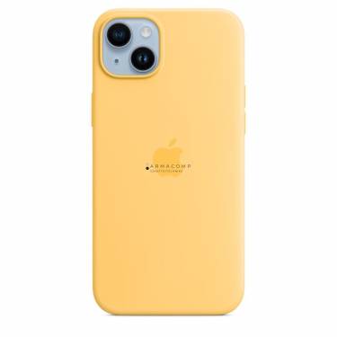 Apple iPhone 14 Plus Silicone Case with MagSafe Sunglow